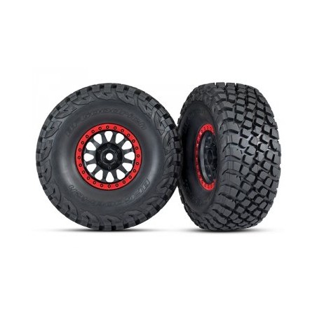 Däck & Fälg Baja KR3/Method Race Svart-Röd (2)  UDR