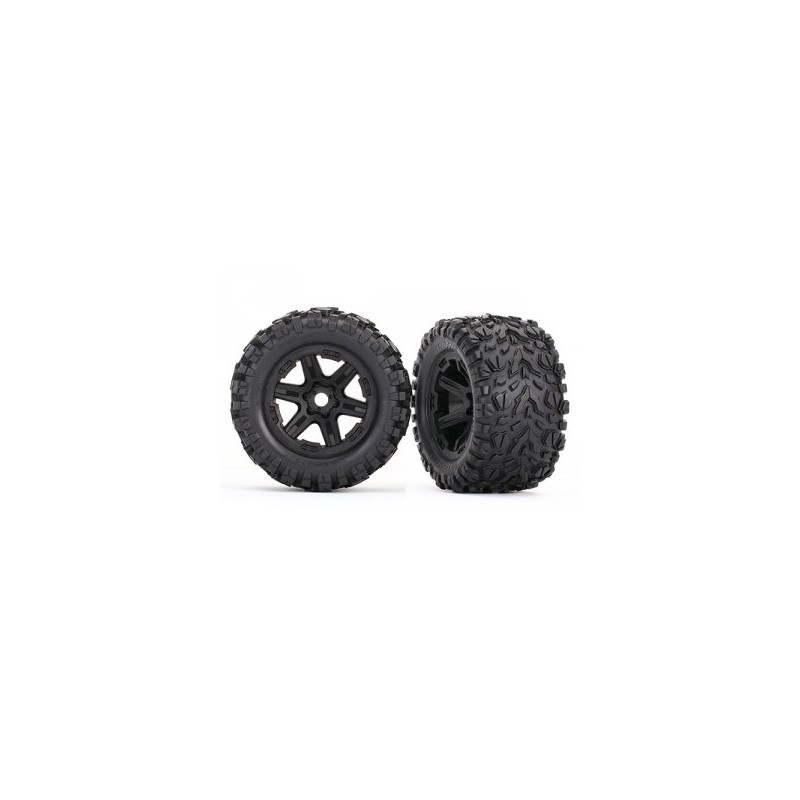 Tires & Wheels Talon EXT/Carbide Black 3.8" (2)