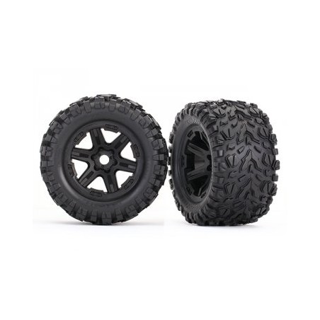 Tires & Wheels Talon EXT/Carbide Black 3.8" (2)