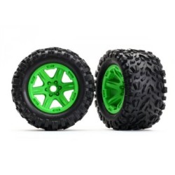 Tires & Wheels Talon EXT/Carbide Green 3.8" (2)