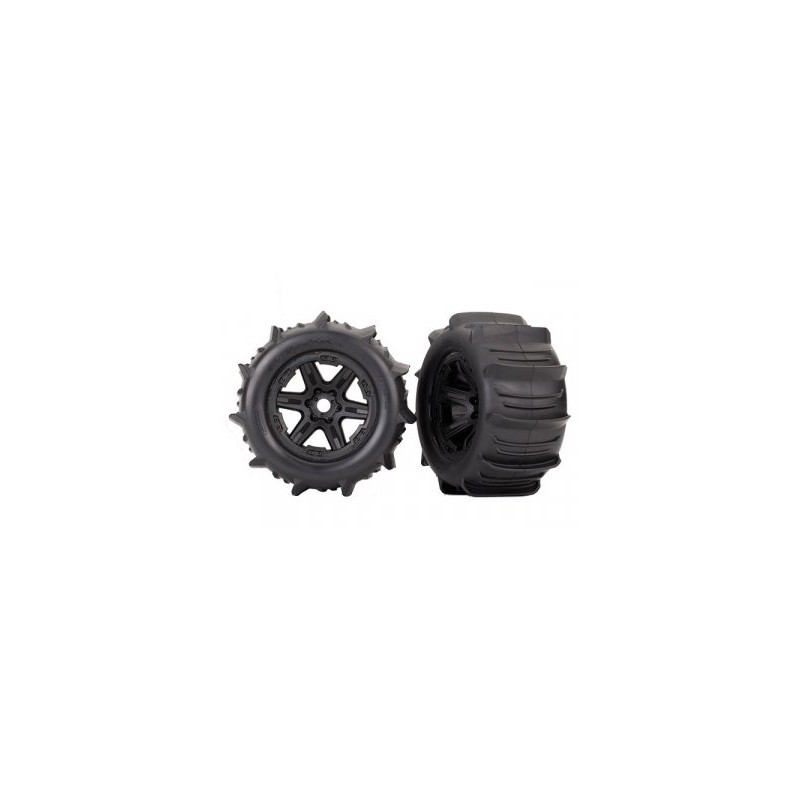 Däck & Fälg Paddel/Carbide Svart 3.8" TSM (2)