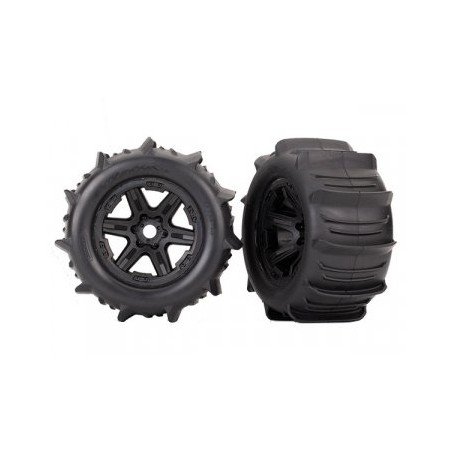 Däck & Fälg Paddel/Carbide Svart 3.8" TSM (2)