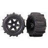 Tires & Wheels Paddel/Carbide Black 3.8" TSM (2)