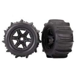 Tires & Wheels Paddel/Carbide Black 3.8" TSM (2)