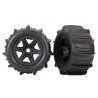 Tires & Wheels Paddel/Carbide Black 3.8" TSM (2)