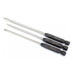 Speed Bit Set Hex Drive Ball-end (2.0/2.5/3.0mm)