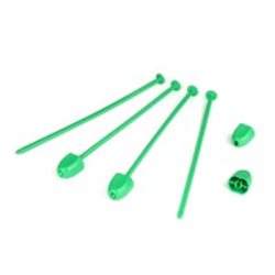 Zip Stix for 1:10 2wd, 4wd and SC wheels Green, 2pcs