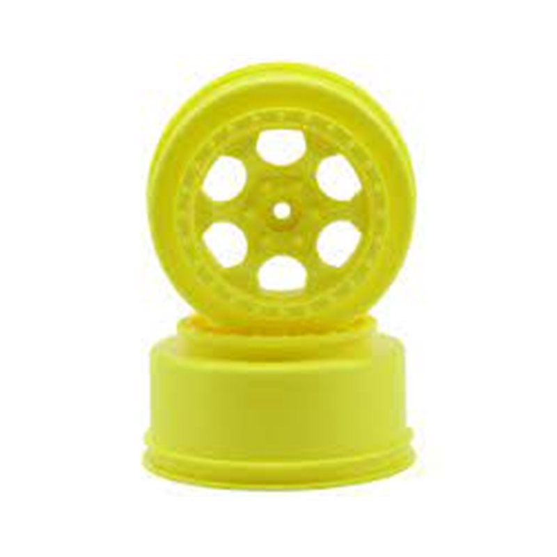 "Trinidad" SC Wheels for Team AE SC10 4x4 / RS / Yellow +3mm offset