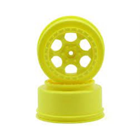 "Trinidad" SC Wheels for Team AE SC10 4x4 / RS / Yellow +3mm offset