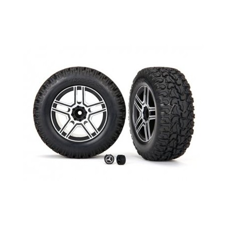 Tires & Wheels 2,6" Crawler Mercedes G500 (Requires Stub Axle #8255A)