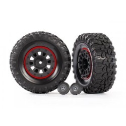 Däck & Fälg 2,2" Svart Crawler (Kräver Hjulaxel 8255A)