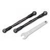 Toe Links Front Adjustable Alu Gray w/ Wrench (2) Maxx, Maxx Slash