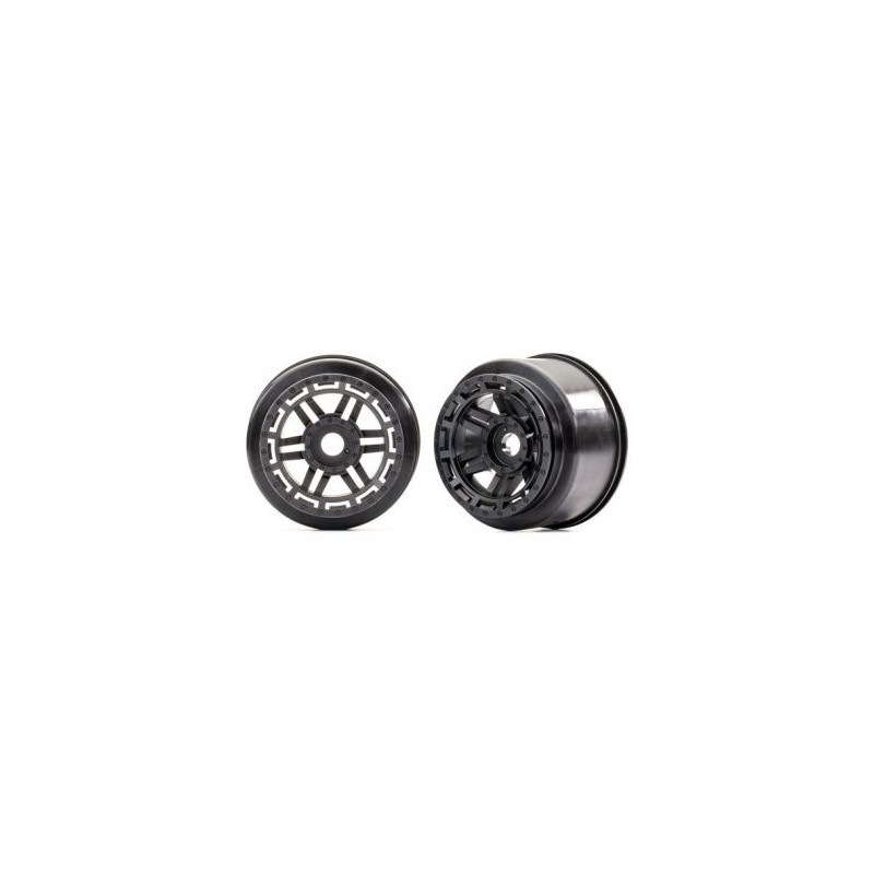 Wheels Black (17mm) 2,8" (2)