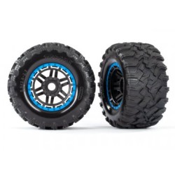 Tires & Wheels Maxx/Black/Blue (17mm) 2,8" TSM (2)