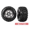 Tires & Wheels Sledgehammer Belted / MAXX 17mm Black Chrome 2.8/3.6'' TSM (2)