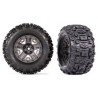 Tires & Wheels Sledgehammer/ Charcoal Gray 2.8" 4WD TSM (2)