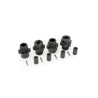 Wheel Hubs 17mm w/ Axle (4) Jato 4x4