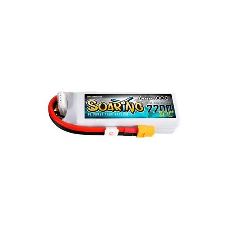 Gens ace Soaring LiPo 4S 14.8V-2200-30C(XT60) 107x34x27mm 215g