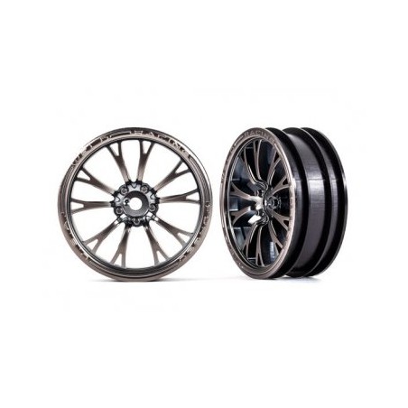 Wheels Front Satin Black Chrome (2)  Drag Slash