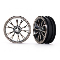 Fälg Fram Svart Krom (2)  Drag Slash