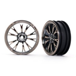 Wheels Front Black Chrome (2)  Drag Slash