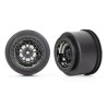 Wheels Rear Black Chrome (2)  Drag Slash