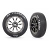 Tires & Wheels Front Black Chrome (2)  Drag Slash