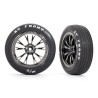 Tires & Wheels Front Black Chrome (2)  Drag Slash