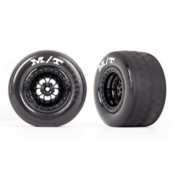 Tires & Whels Rear Black (2)  Drag Slash