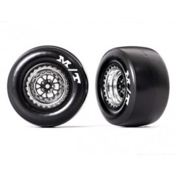 Tires & Whels Rear Chrome Mickey Thompson (2)  Drag Slash