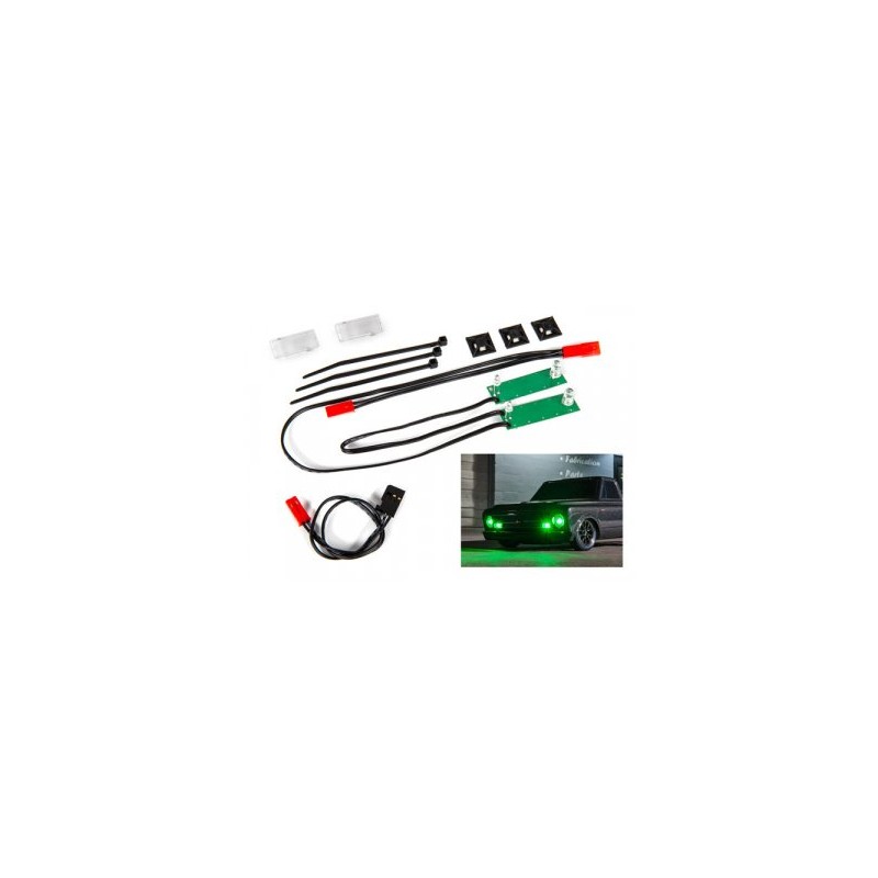 LED Lights Front Set Green  Chevrolet C10