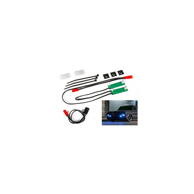 LED Lights Front Set Blue  Chevrolet C10