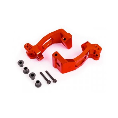 Caster Blocks (C-Hub) Alu Red L+R Sledge