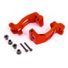 Caster Blocks (C-Hub) Alu Red L+R Sledge