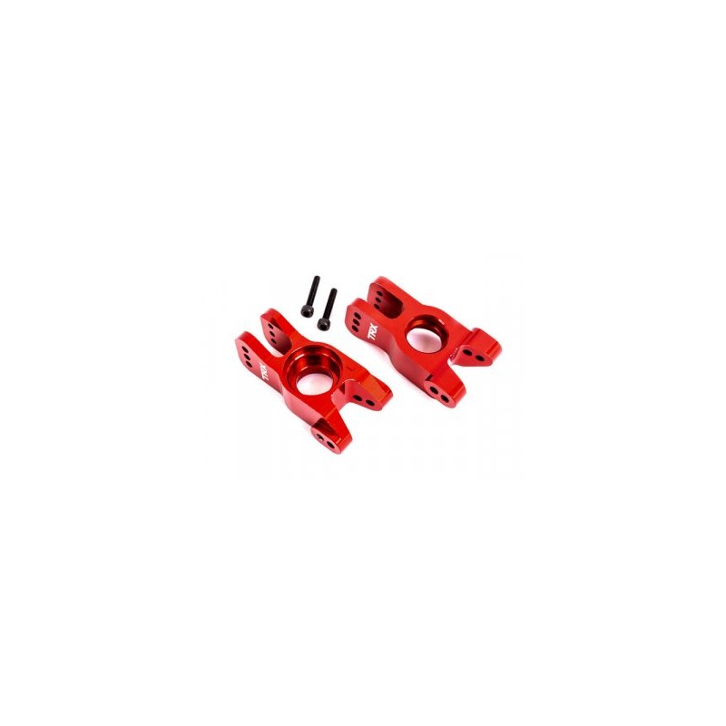 Carriers Stub Axle Alu Red (Pair) Sledge