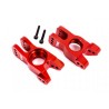 Carriers Stub Axle Alu Red (Pair) Sledge