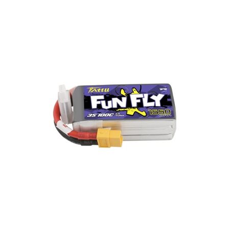 Gens ace Tattu FunFly LiPo 3S 11.1V-1550-100C (XT60) 73x36x28mm 140g