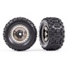 Tires & Wheels Sledgehammer 3.8'' / Black Chrome 3-piece Spoke (w/ Wheel Hubs) (2)