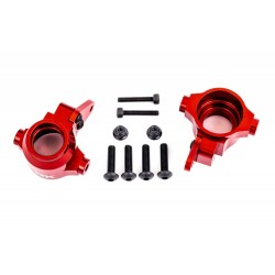 Steering Blocks Alu Red (Pair) Sledge