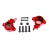 Steering Blocks Alu Red (Pair) Sledge