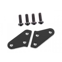 Steering Block Arms Alu Grey (for #9635,#9637) (Pair) Sledge