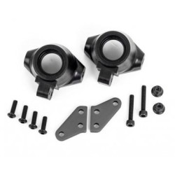 Steering Blocks + Arms Alu Grey (Pair) Sledge