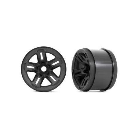 Wheels 3.8'' Black (17mm Hex ) (2)