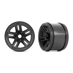 Wheels 3.8'' Black (17mm Hex ) (2)