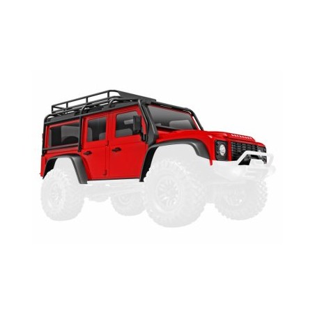 Body TRX-4M Land Rover Defender Red Complete