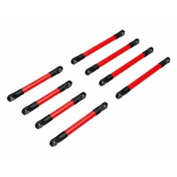 Suspension Link Alu Set F&B Red TRX-4M