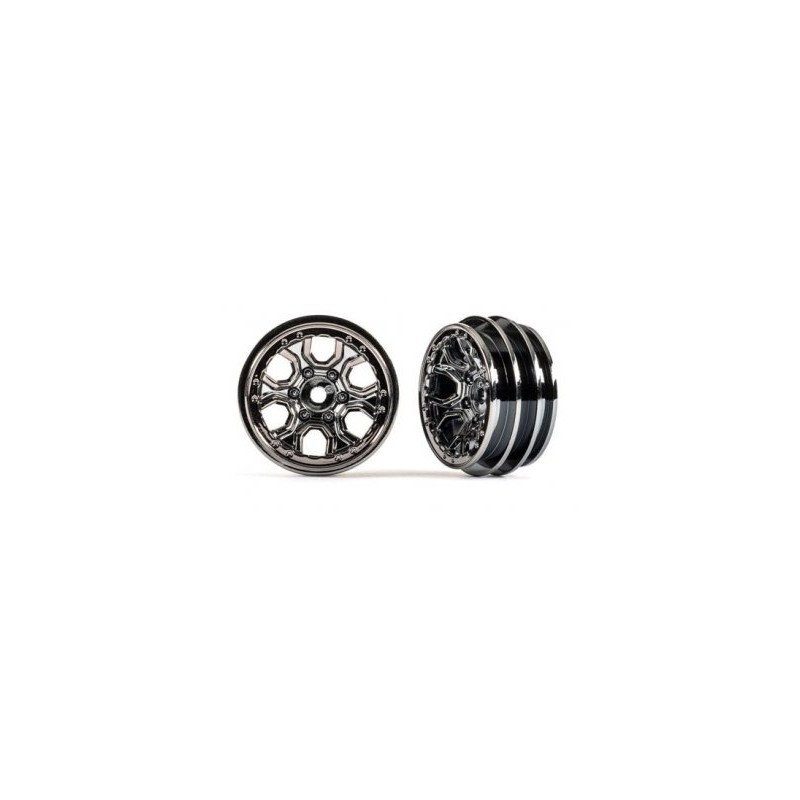 Wheels Spider Black Chrome 1.0" (2)