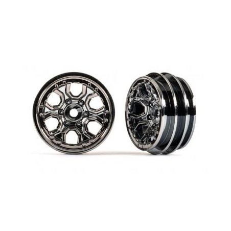 Wheels Spider Black Chrome 1.0" (2)