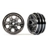 Wheels Spider Black Chrome 1.0" (2)