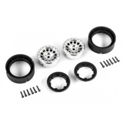 Wheels Method Race 105 Beadlock Satin Crome 1.0" (2)